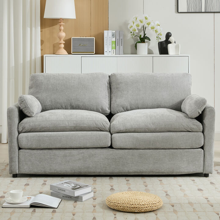 Merax Upholstered Loveseat Sofa for Living Room
