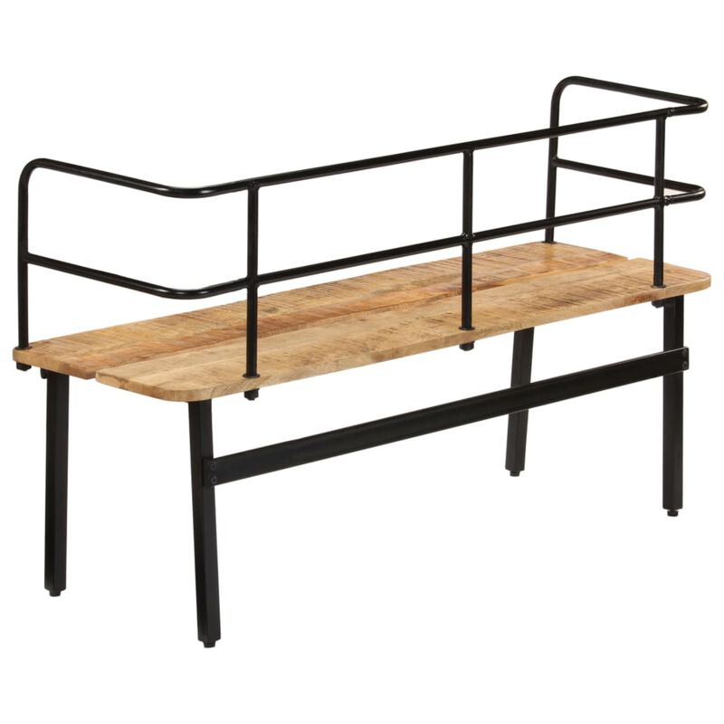 vidaXL Bench 47.2"x15.7"x27.6" Solid Mango Wood