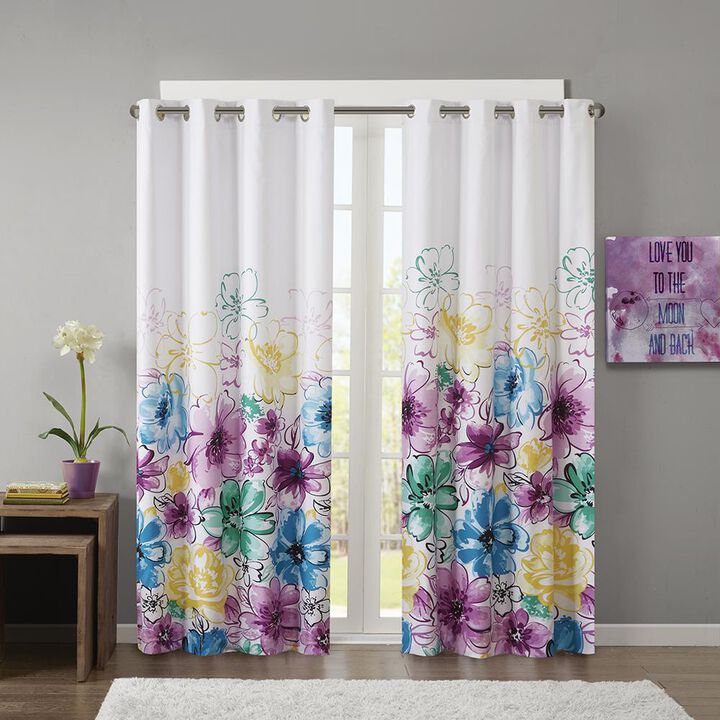 Printed Blackout Window Panel with Foamback Lining, Belen Kox