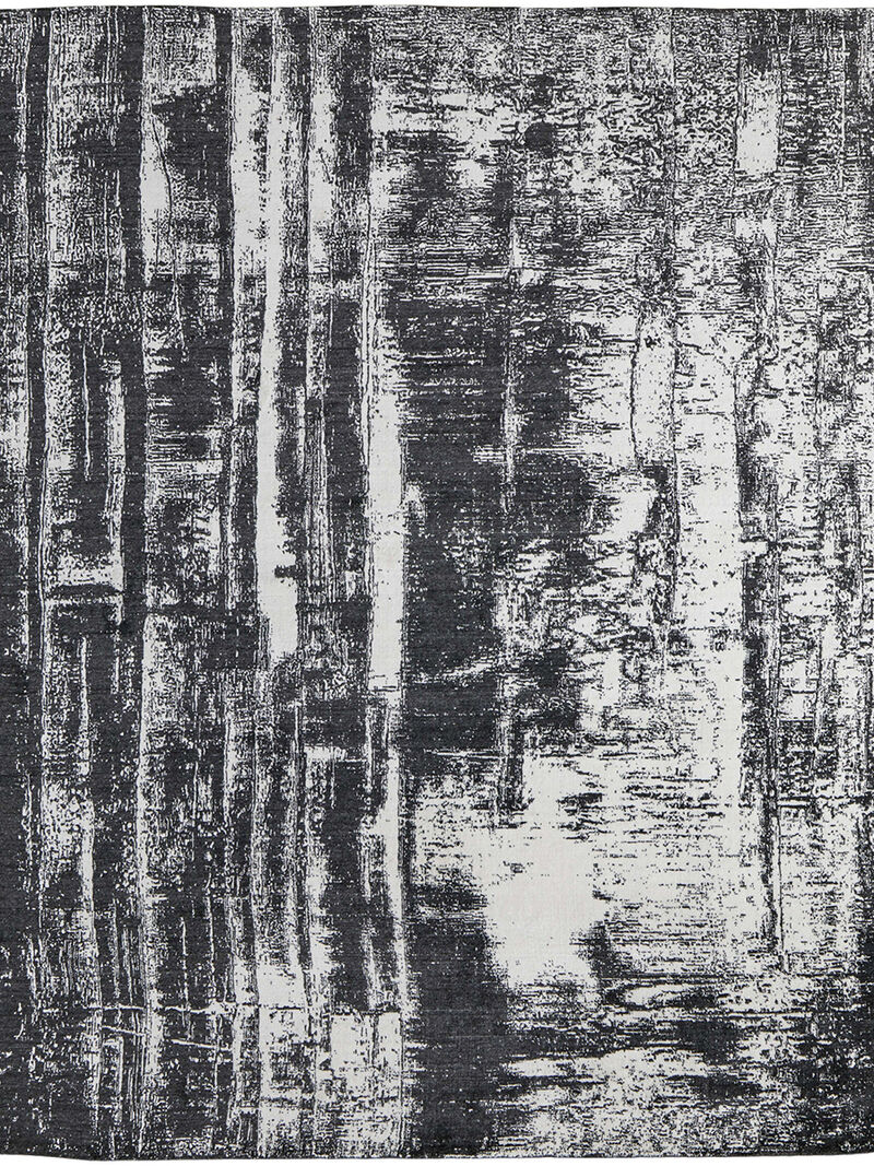 Coda 8929F 3'6" x 5'6" Black/White Rug