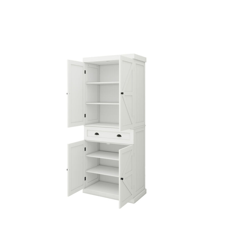 Four-Door, One-Drawer Cabinets, Metric Hinge Full Cover Door Panel