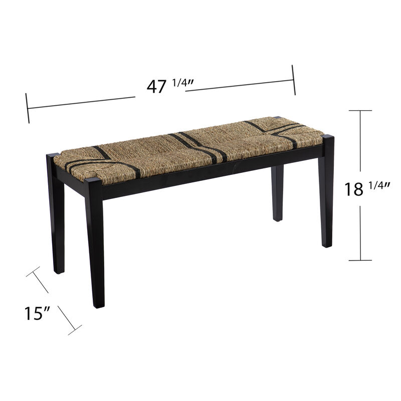 Grogan Seagrass Bench