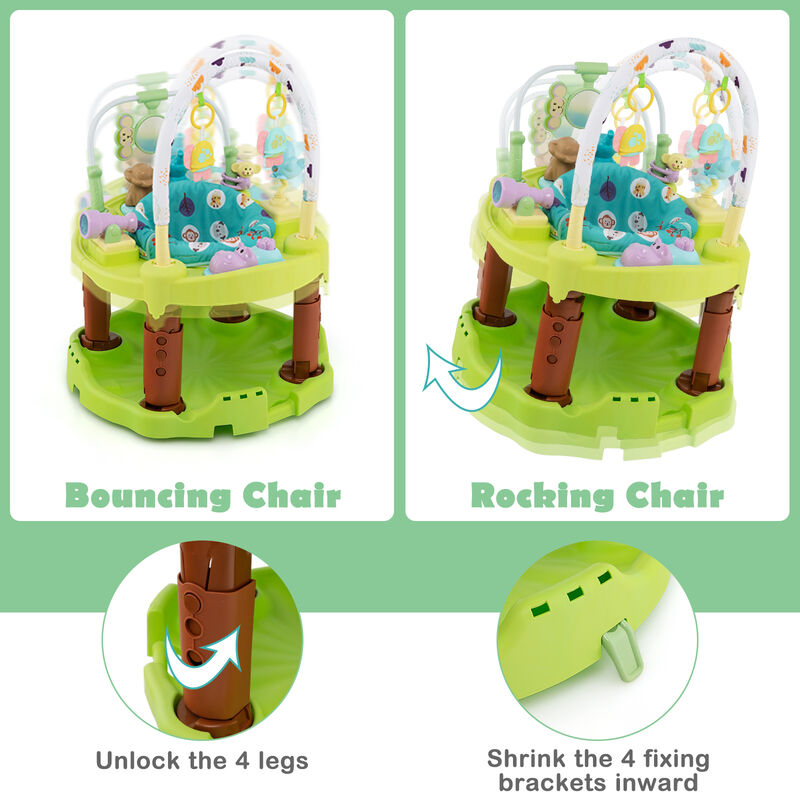 3-in-1 Baby Activity Center with 3-position for 0-24 Months