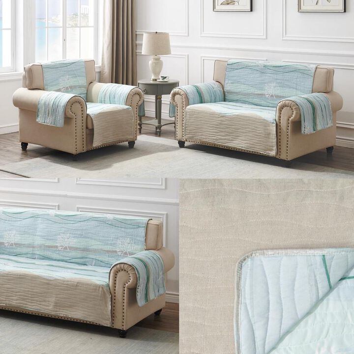 Greenland Home Maui Slipcover - Loveseat