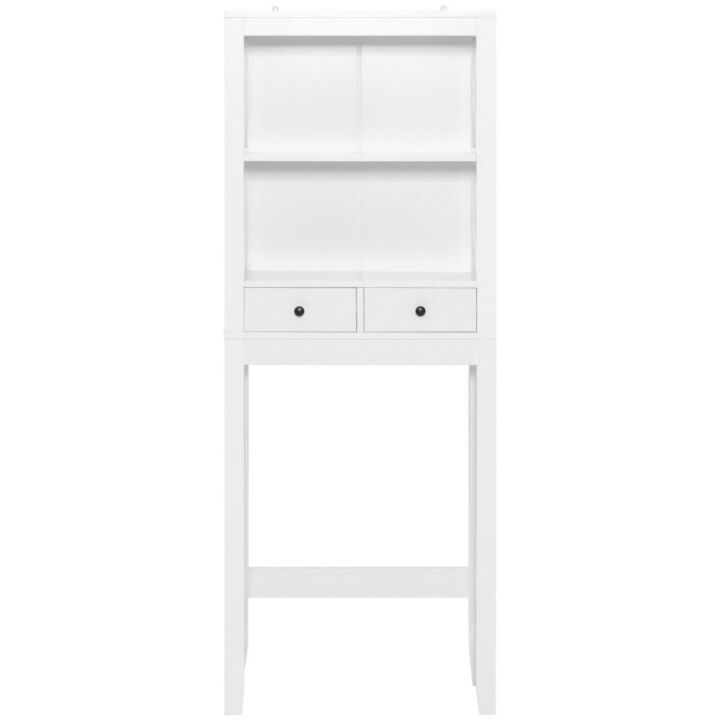 Hivvago Toilet Space Saver Bathroom Organizer Storage Shelf with Drawers