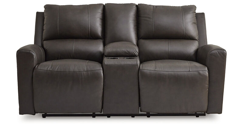 Boxmere Power Recline Loveseat W/Console