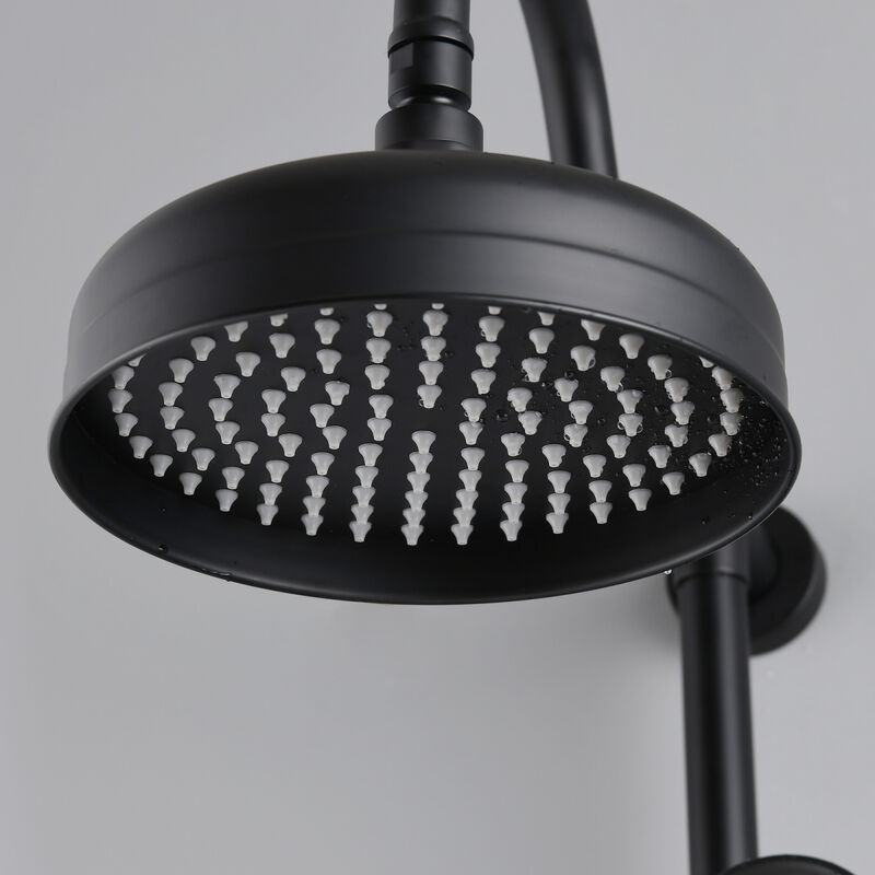 Shower Head With Handheld Shower System With 8" Rainfall Shower Head, Dual Shower Combo