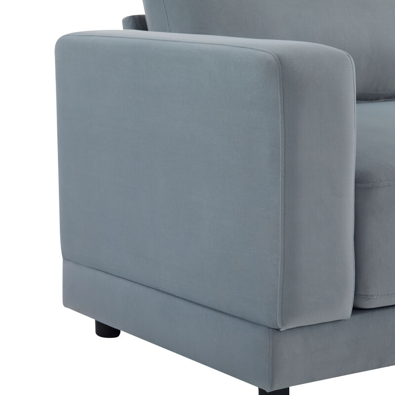 Merax Modern Fabric Loveseat Sofa