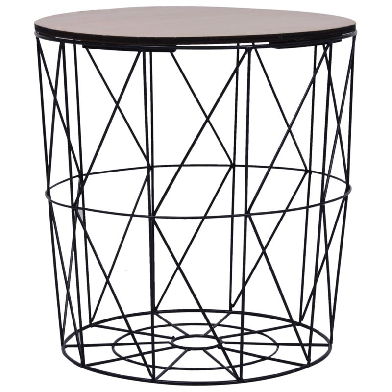 vidaXL Coffee Table 3 pcs Black