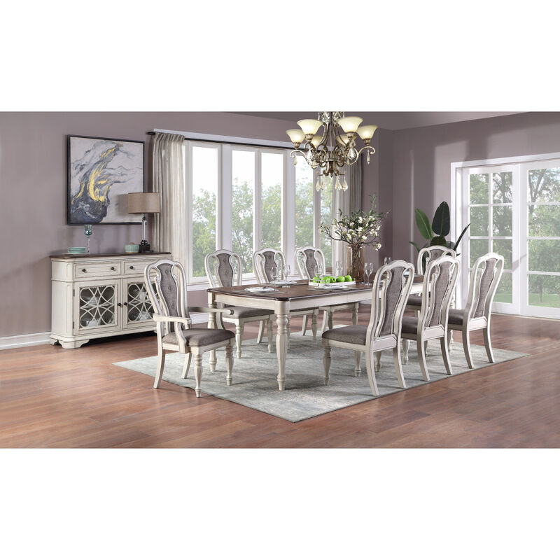 Set Of 2 Dining Chairs Grey Upholstered Tufted Unique Design Chairs Back Cushion Seat Dining Room
