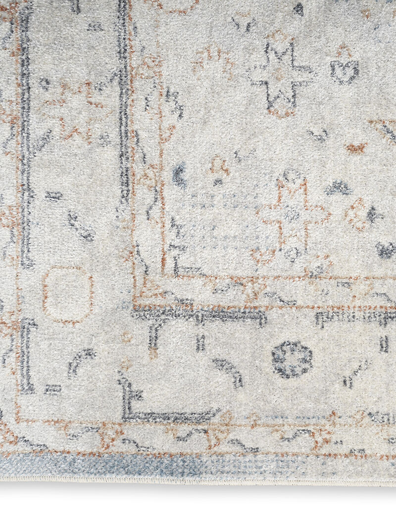 Astra Machine Washable ASW11 Light Blue 9' x 12' Rug