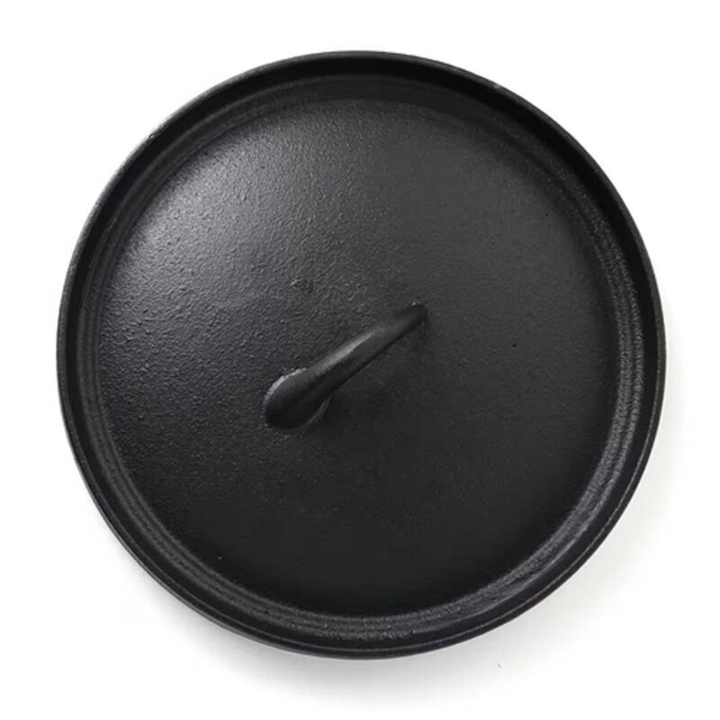 Heavy-Duty 5-Piece Cast Iron Set Dutch Oven, Griddle & Skillets for Searing, Baking & Grilling