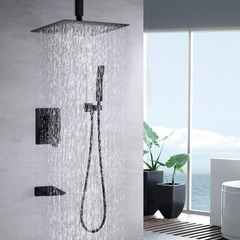 10 Inch Shower System With Rain Shower Faucet Sets