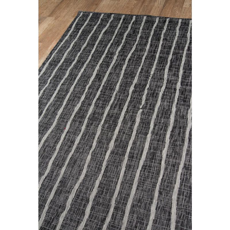 Novogratz Contemporary Rectangle Area Rug, Charcoal, 3'3 X 5'