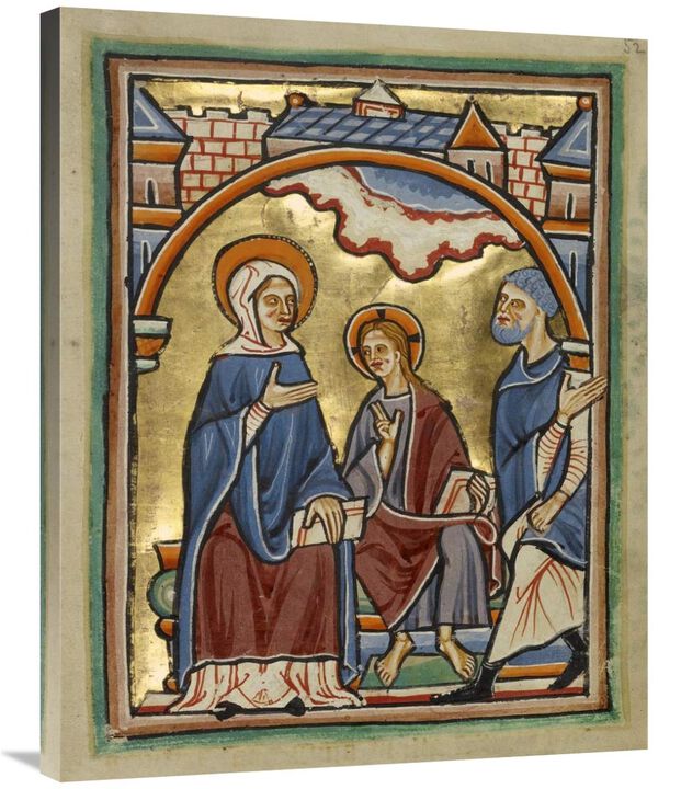 Christ Blessing His Parents-Canvas Art-28x35