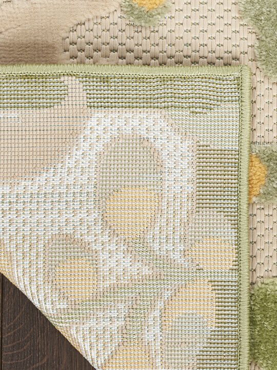Aloha ALH17 Ivory/Green 6' x 9' Rug