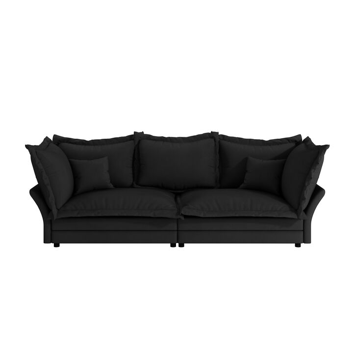 Merax Modern Comfy Upholstered Sofa Cloud Couch