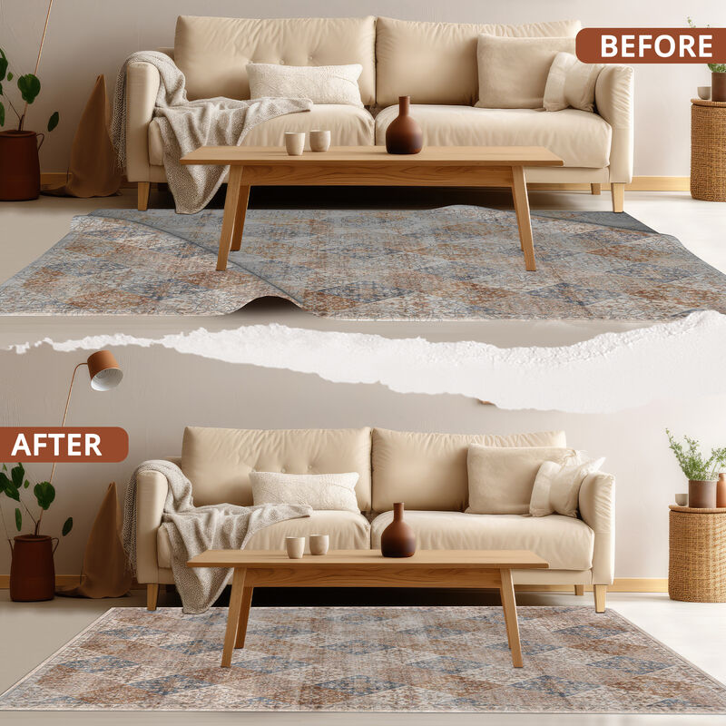 Rug Pad Premium Non-Slip Rug Pad Indoor & Outdoor (0.25")