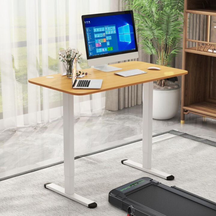 Hivvago Electric Standing Desk Adjustable Stand up Computer Desk Anti-collision