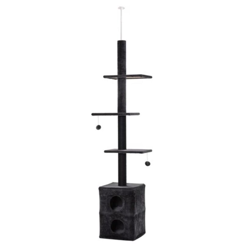 Stylish Multi-Level Cat Tree with Scratching Posts, Perches, and Hideaway Spaces for Cats