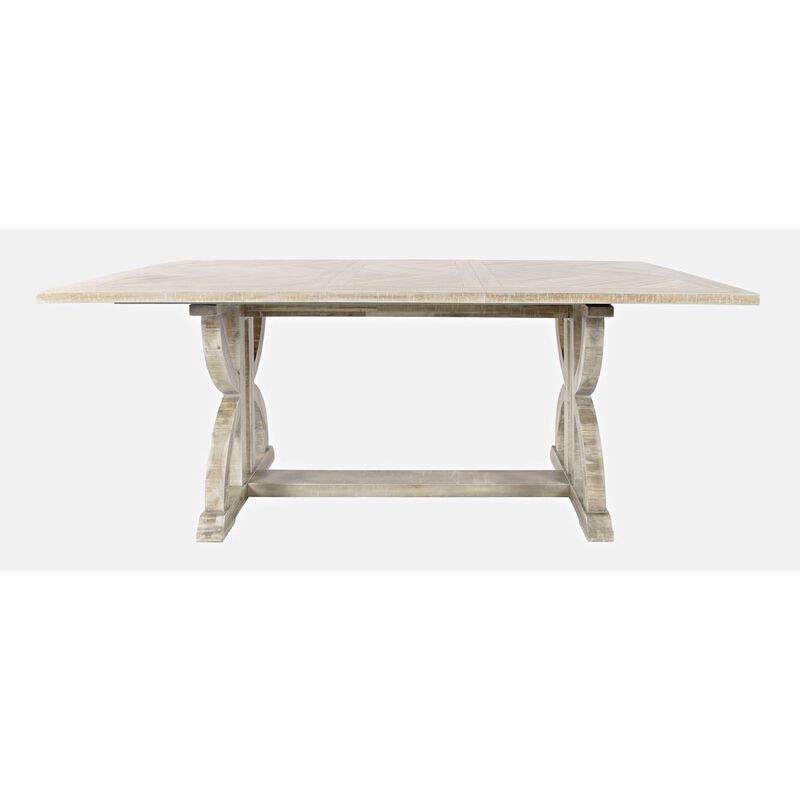 Jofran Herringbone Distressed Acacia Counter Height 78 Dining Table