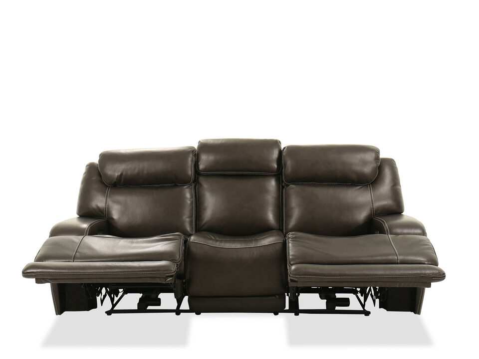 Simon Li Pewter Power Headrest Sofa