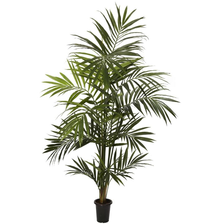 Nearly Natural 7-ft Kentia Palm Tree w/13 Fonds