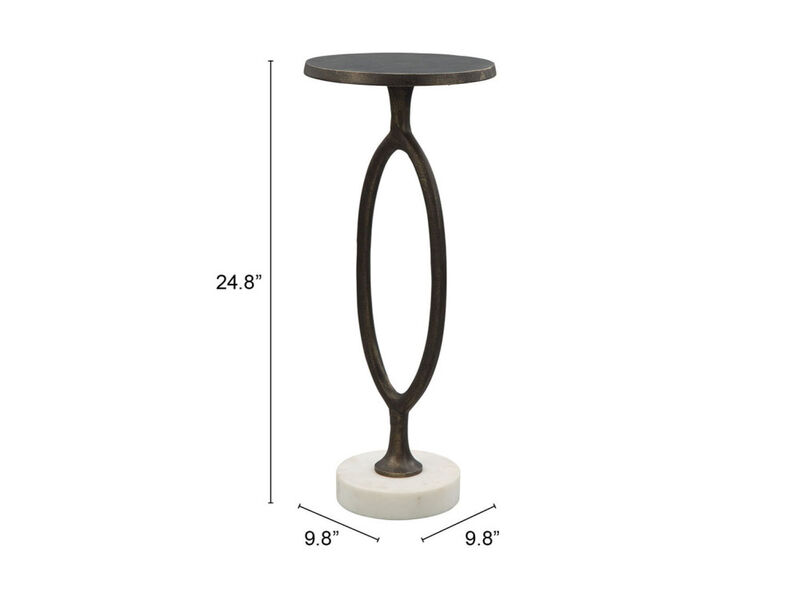 Bonita Accent Table Bronze