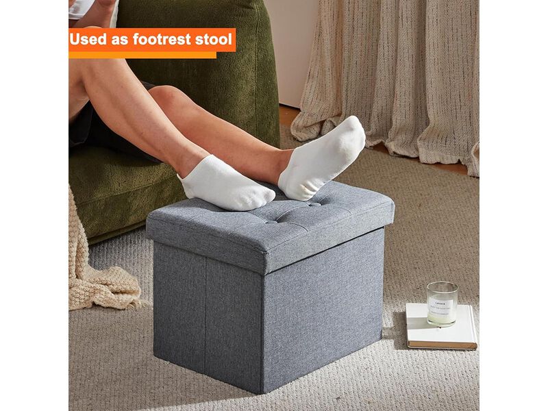 ALASDO Ottoman Foot Rest Footstool Bench for Living Room