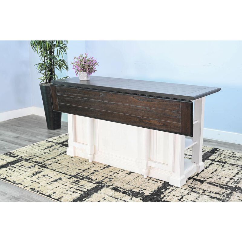 Sunny Designs Carriage House Kitchen Island, 13 Drop Leaf