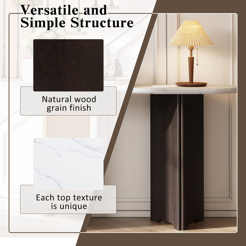 Merax Rustic Console Table for Entrance and Living Room