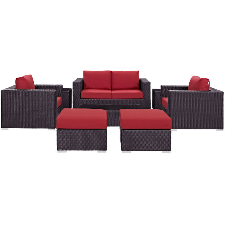 Modway - Convene 8 Piece Outdoor Patio Sofa Set
