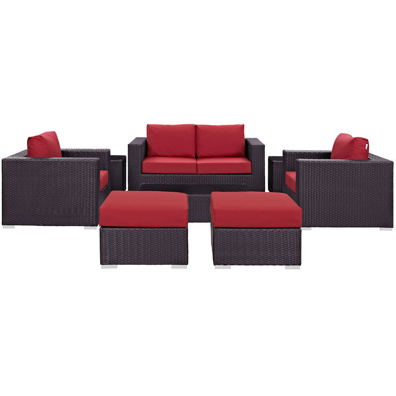 Modway - Convene 8 Piece Outdoor Patio Sofa Set
