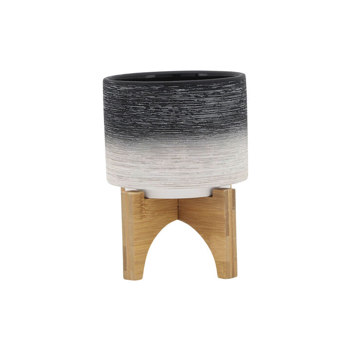 Ceramic 5" Planter On Stand