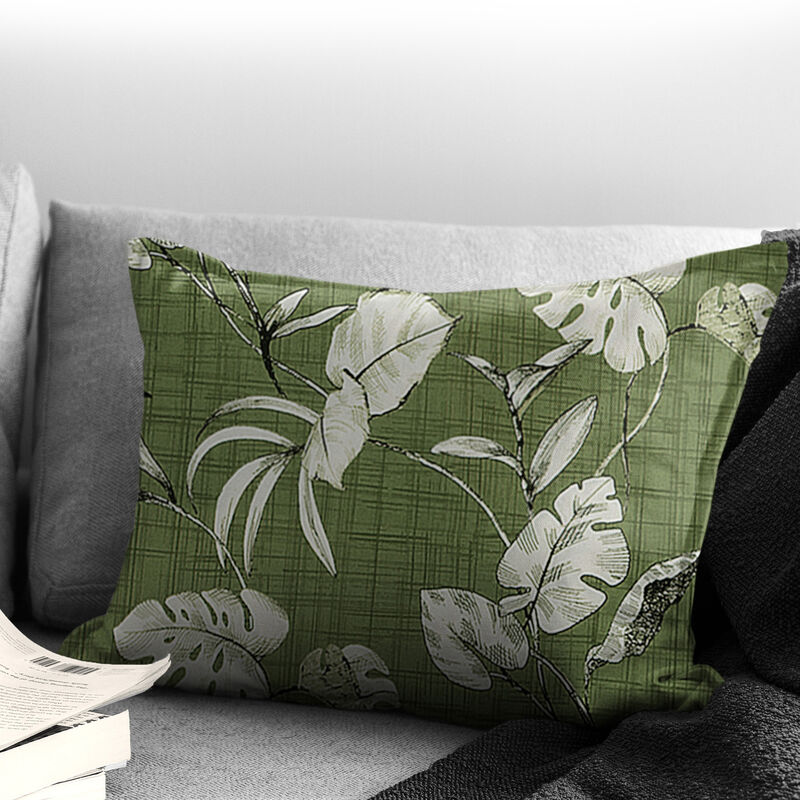 6ix Tailors Fine Linens Tropez Green Decorative Throw Pillows