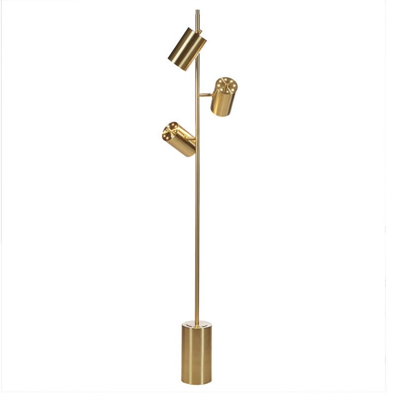 Alta 3-Light Metal Floor Lamp