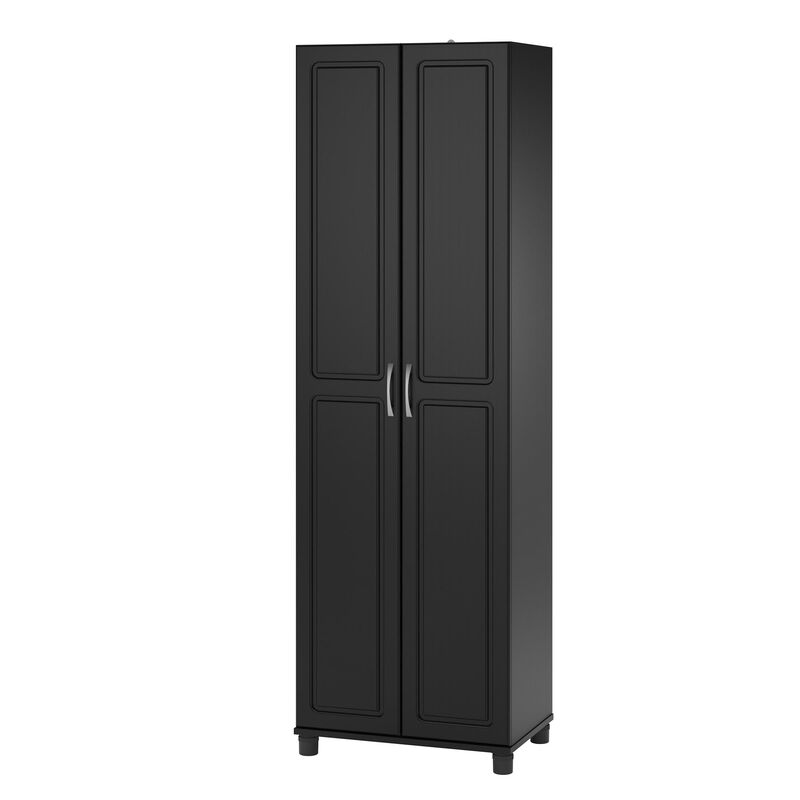 Kendall 24" Utility Storage Cabinet, Black