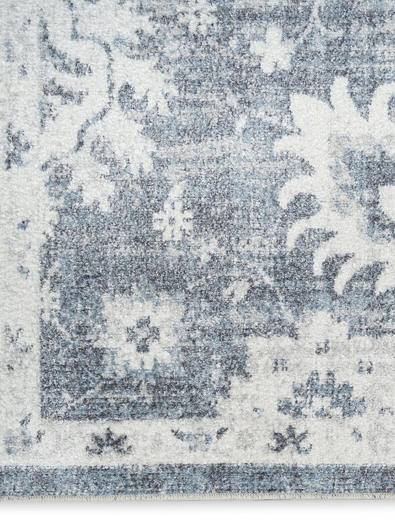 Astra Machine Washable ASW19 Denim 9' x 12' Rug