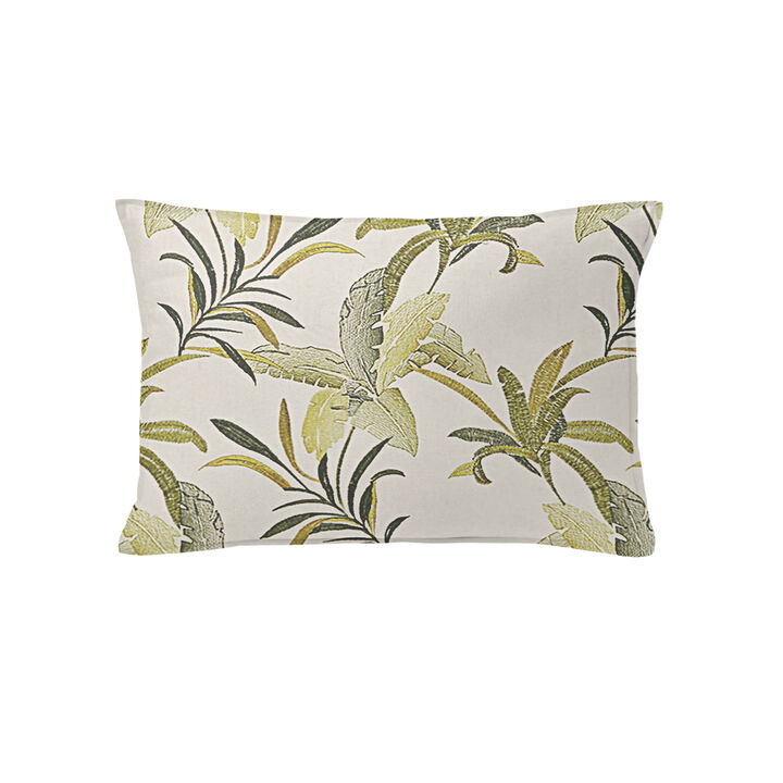 6ix Tailors Fine Linens Renee Palm Green Decorative Throw Pillows