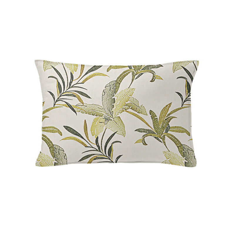 6ix Tailors Fine Linens Renee Palm Green Decorative Throw Pillows