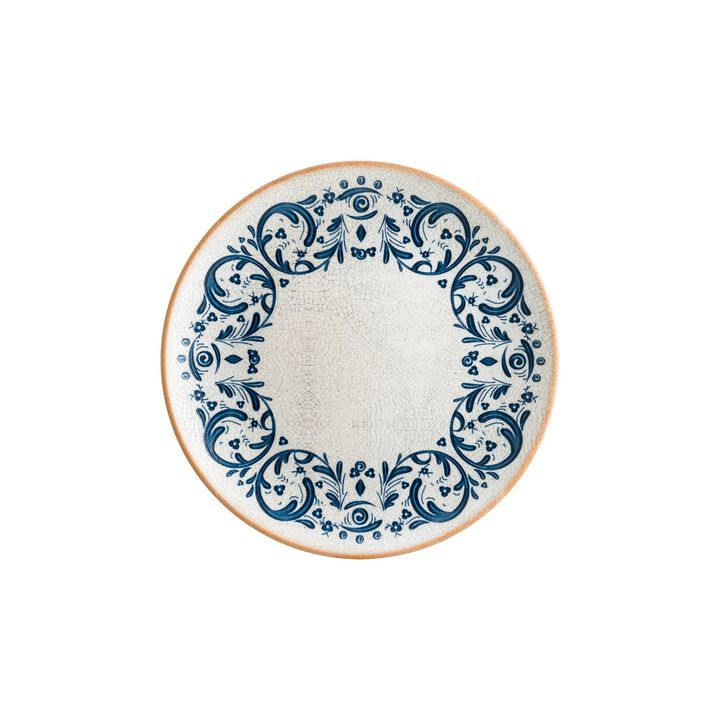 Viento dia.12" Round Decorated Porcelain Plate (Set of 4)