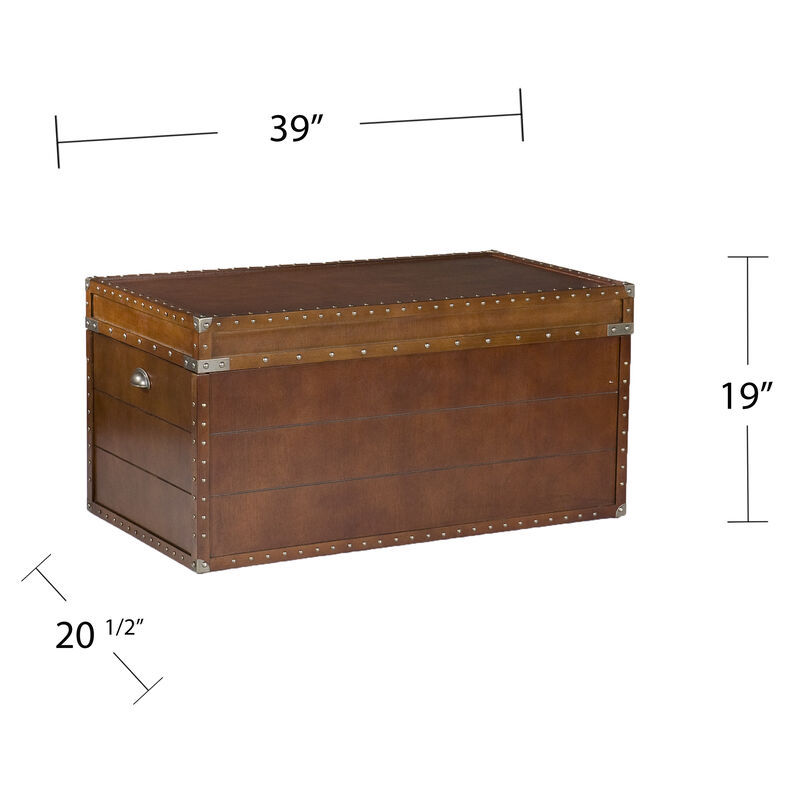 Castleford Steamer Trunk Cocktail Table