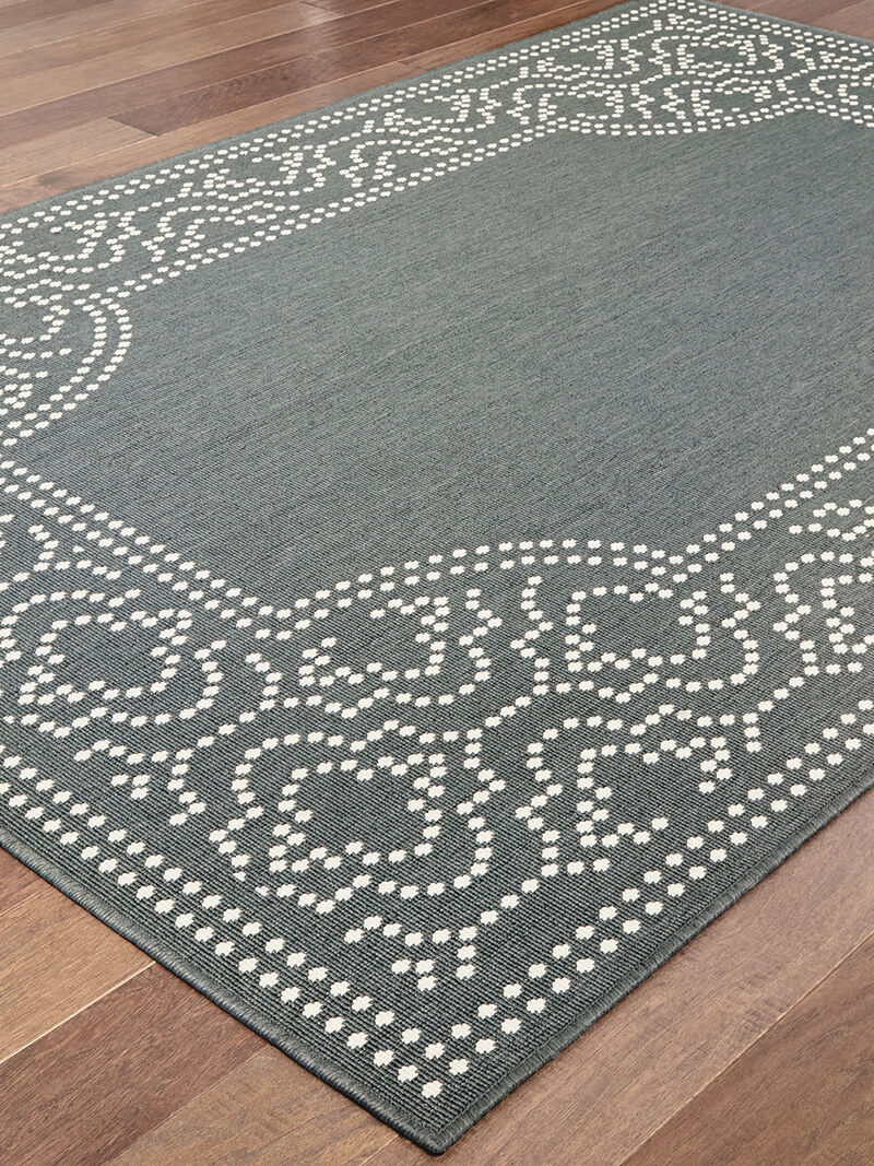 Marina 3'7" x 5'6" Grey Rug