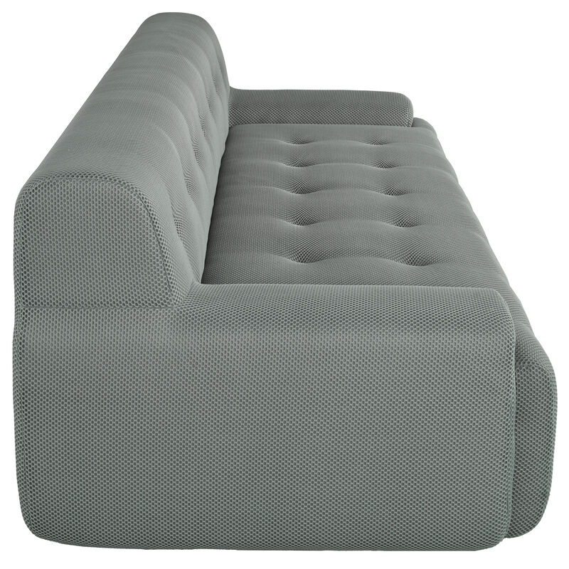 Merax Modern Tufted Fabric Upholstered Sofa