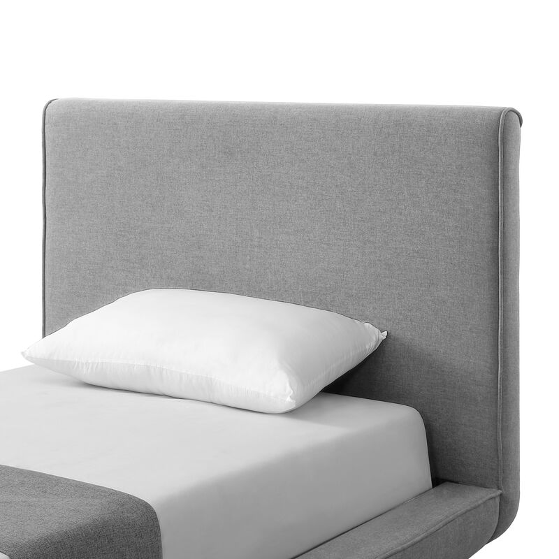Loft Lyfe Eliezer Linen Upholstered Platform Bed