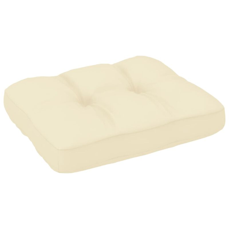 vidaX Pallet Sofa Cushion Cream 19.7"x15.7"x4.7"