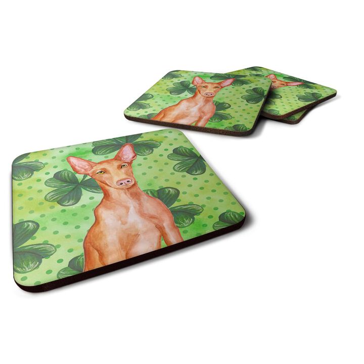 Caroline's Treasures Pharaoh Hound St Patrick's Decorative coasters, Multicolor