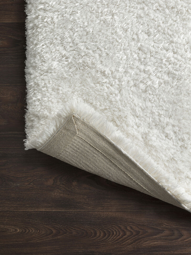 Mila MIL01 White 7'9" x 9'9" Rug
