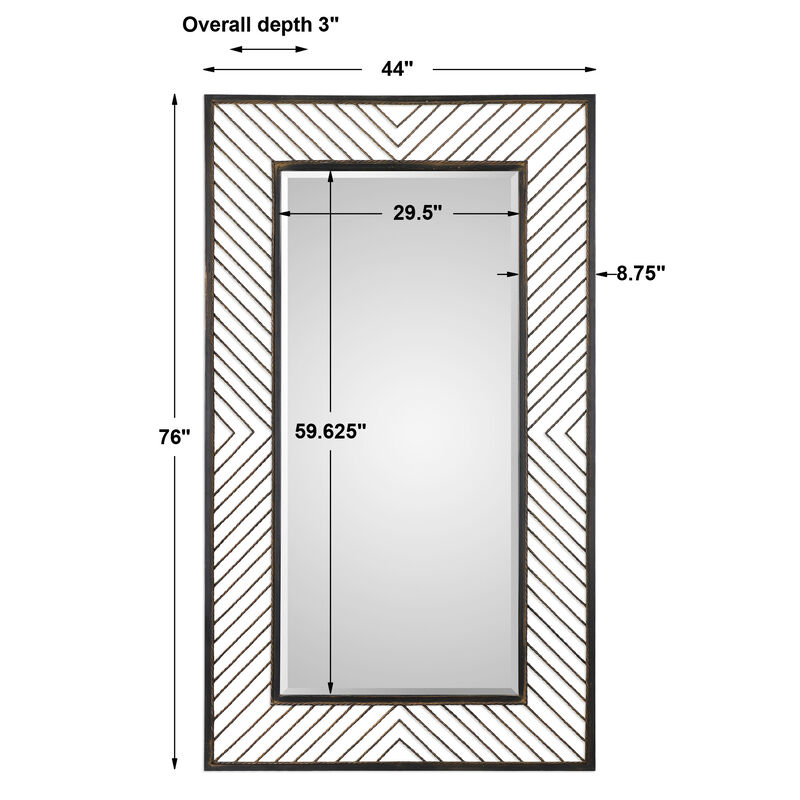 Karel Chevron Mirror