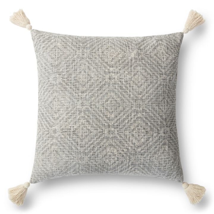 P0621 Lt Grey 22"x22" Down Pillow